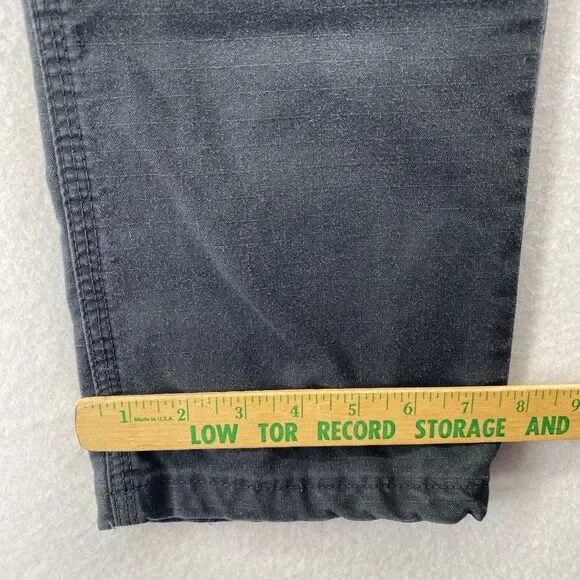 WRANGLER Pants Womens 2 x 32 Riggs Workwear Cargo Carpenter Ripstop Canvas Black - Picture 13 of 16